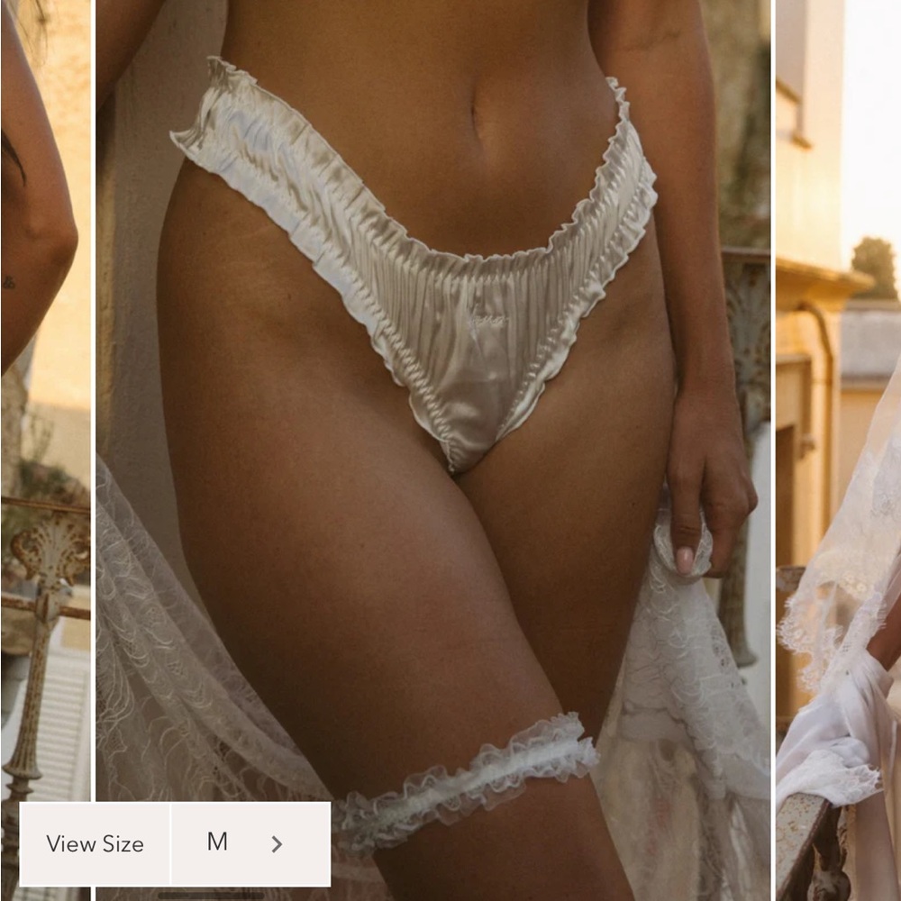 Kat the Label Yours Thong Ivory